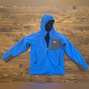 The North Face Blue Fleece Jacket with Black Lining